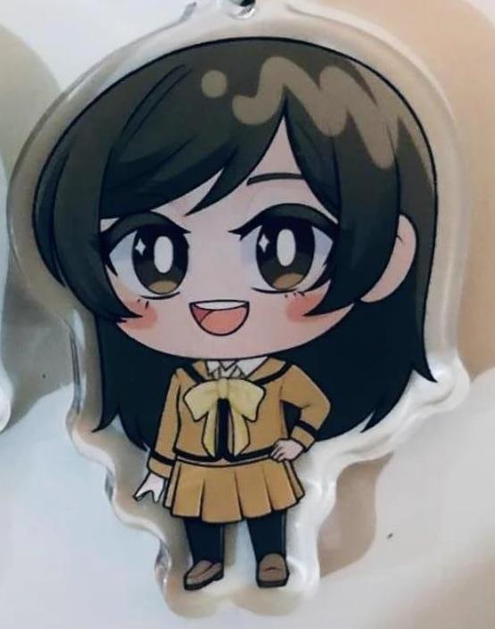 Nanami smiling acrylic keychain
